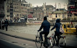 Bicycle-Appealing-Couple-Hd-Wallpaper