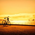 Bicycle-Parked-At-Sunset-Hd-Image