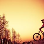 Bicycle-Winter-Sunset-Sport-Hd-Background