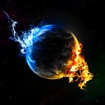 Space-Earth-Blue-And-Fire-Wallpaper