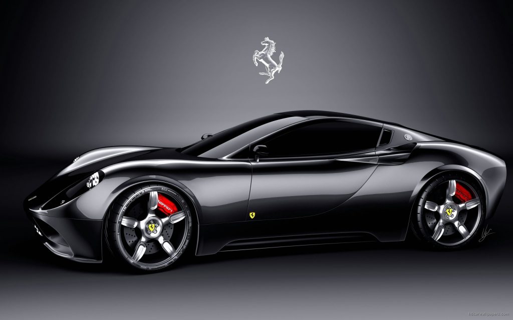 black ferrari car price