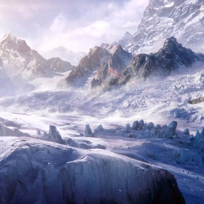 Snow mountains - Wall Paper
