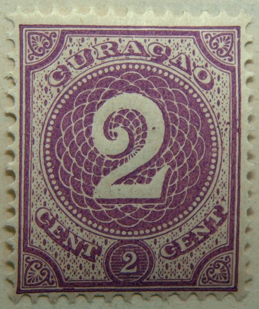 1889 1891 numeral stamp 2c purple curacao