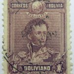 1899 1901 general sucre 1795 1830 correos de bolivia 1 boliviano purple
