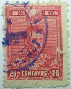 1899 1901 general sucre 1795 1830 correos de bolivia 20 centavos rose