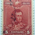 1899 1901 general sucre 1795 1830 correos de bolivia 5 centavos red