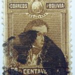 1899 1901 general sucre 1795 1830 correos de bolivia 50 centavos brown