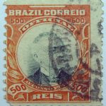 1906 president afonso pena, 1847 1909 brazil correio official 500 reis stamp