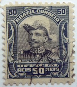 1913 president hermes da fonseca, 1855 1923 brazil correio official 50 reis marechalhermes