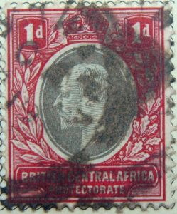 1d british central africa protectorate 1903 1907 king eduard vii