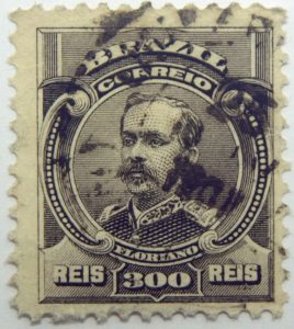 300 correio reis brazil floriano peixoto stamp 1906