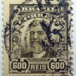 600 correio reis brazil prudente de moraes stamp 1906