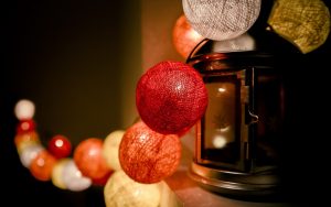 christmas lantern lights wallpaper 7743