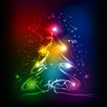 christmas tree 4500x3000 abstract colorful 4k 3968