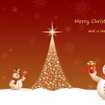 merry christmas 2560x1600 happy new year christmas tree snowman 3978
