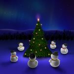 snowman 2560x1600 christmas eve christmas tree 3986